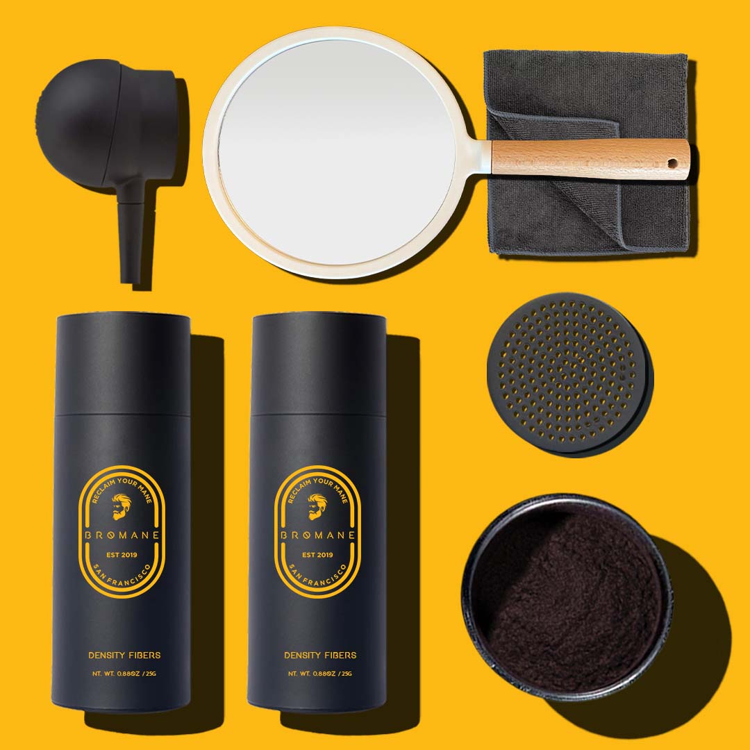 Dark Brown Hair Filling Fiber Executive Kit