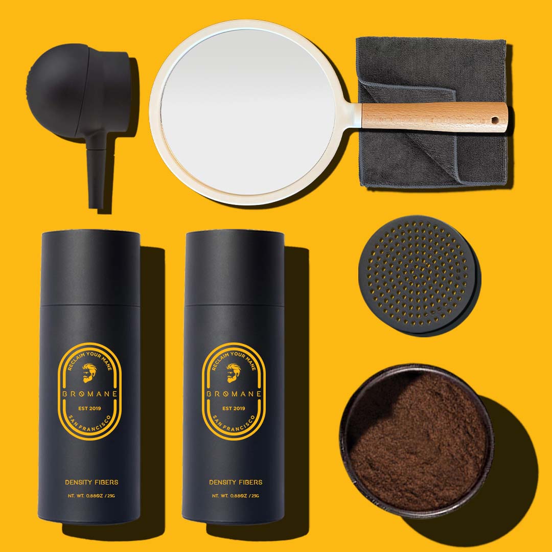 Medium Brown Hair Filling Fiber Executive Kit